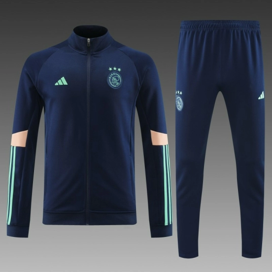 23/24 Ajax Navy Full Zipper Jacket+Pants