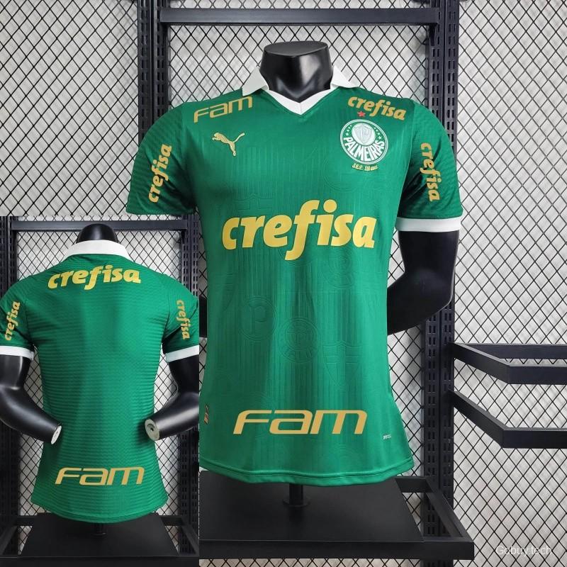 Player Version 24/25 Palmeiras Home Jersey+ All Sponsored