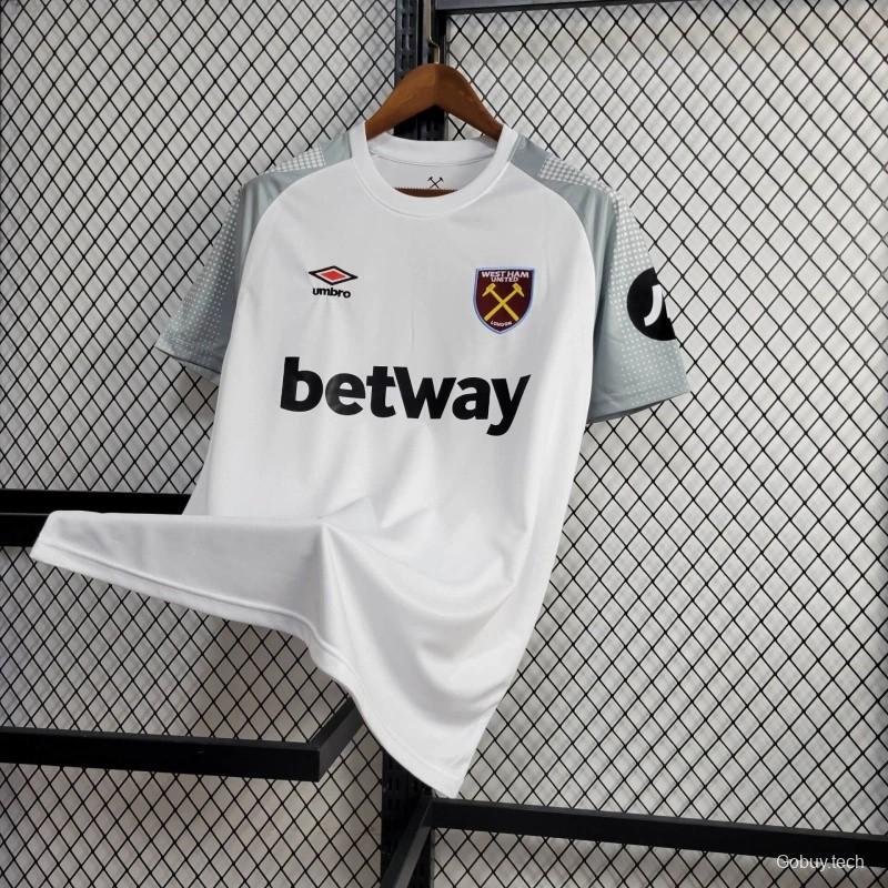 24/25 West Ham United Away White Jersey