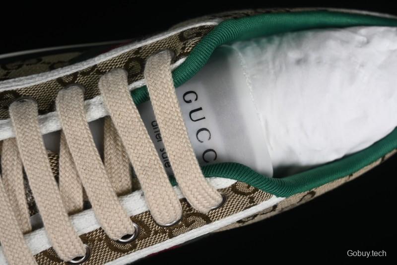 Gucci Tennis 1977 Print Sneaker Retro Casual Canvas Shoes - 02JPO9064