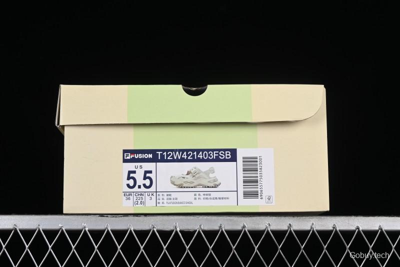 Fila Fusion Thick Sole Candy Sandals - T12W421403FSB