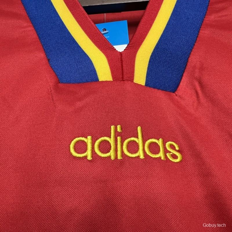 Retro 1994 Romania Away Red Jersey