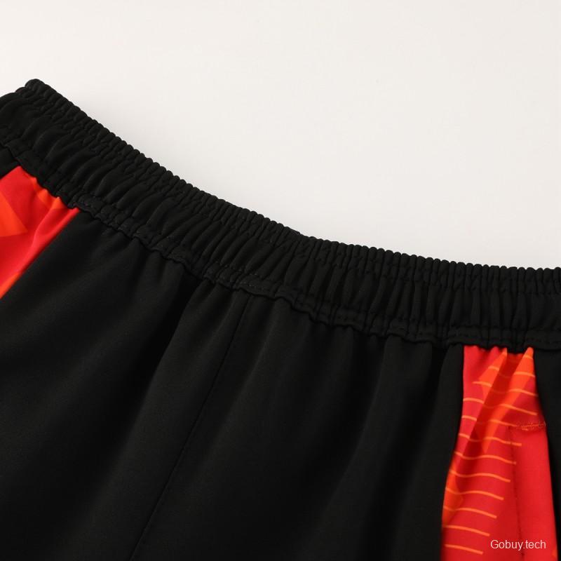 24/25 Adidas Red/Orange Full Zipper Jacket +Long Pants
