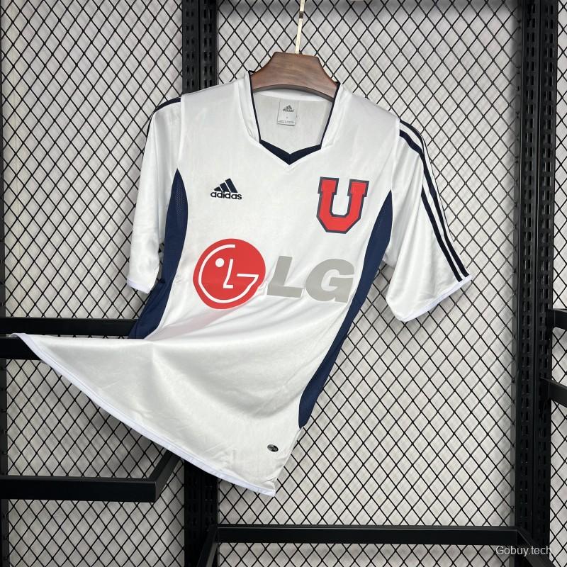 Retro 02/03 Universidad De Chile  Away White Jersey