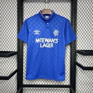 Retro 87/90 Glasgow Rangers Home Jersey