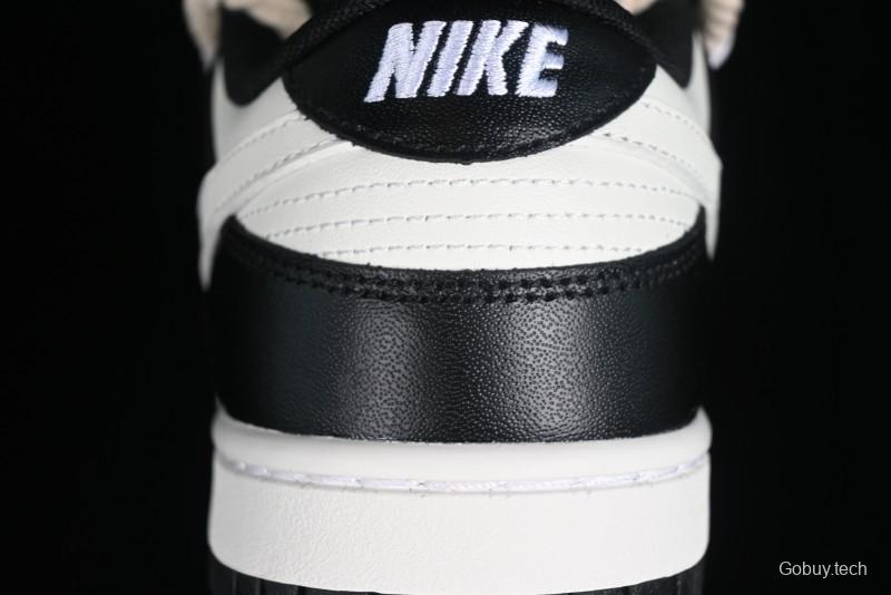 Nike Dunk Low SB Deconstructed Lace-Up Casual Sneakers with Scottish Plaid and Hemp Rope Design - DD1391-100