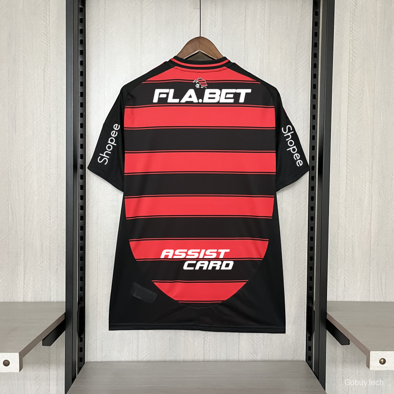 25/26 Flamengo Home All Sponsors S-XXXXL Jersey