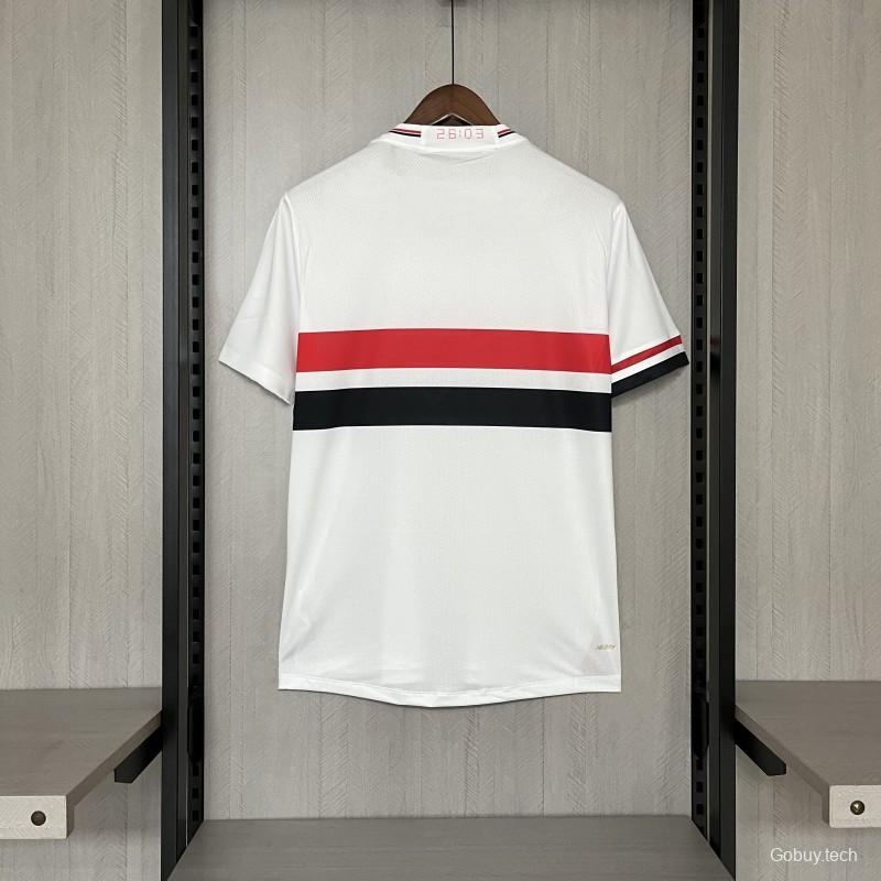 25/26 São Paulo Home Jersey S-XXXXL