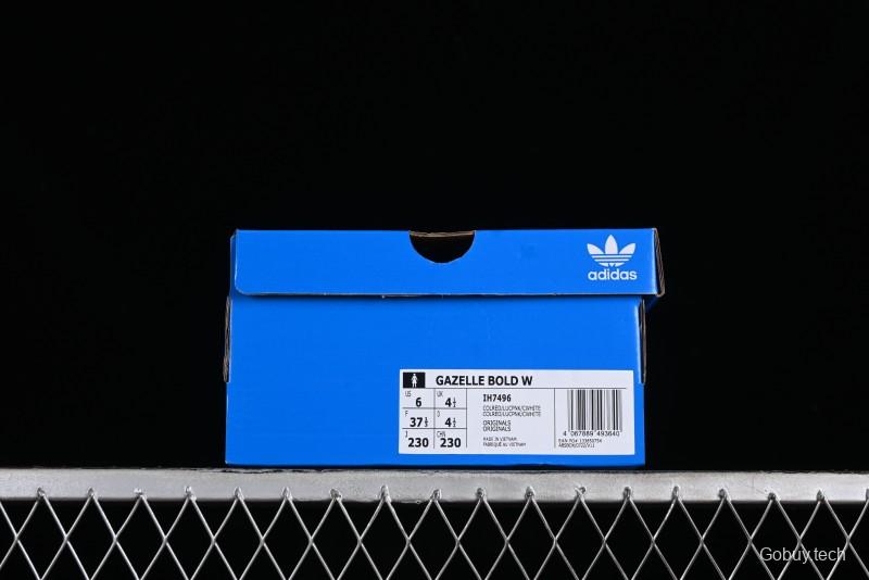 Adidas Originals Gazelle Bold IH7496 Low-Top Sneakers with Thick Sole for Slip Resistance and Durability