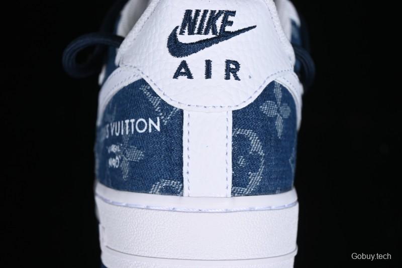 Nike Air Force 1 Low Custom Strap Casual Sneakers with Full-Length Air Cushion - ZH0316-021