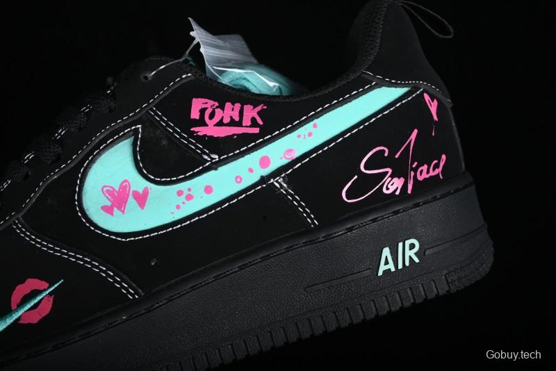 Nike Air Force 1 '07 Low Flame Red Lips Qixi Limited Edition Casual Sneakers - FB8971-005