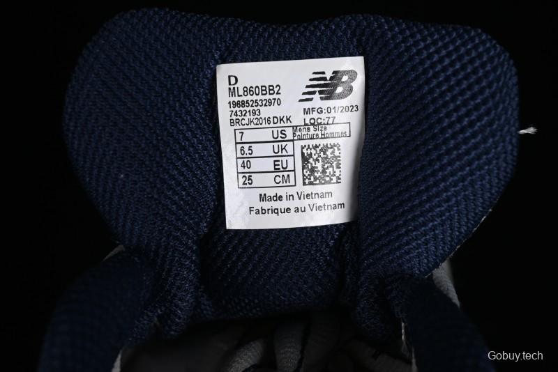 New Balance 860V2 Classic Retro Dad Style Casual Running Shoes - ML860BB2