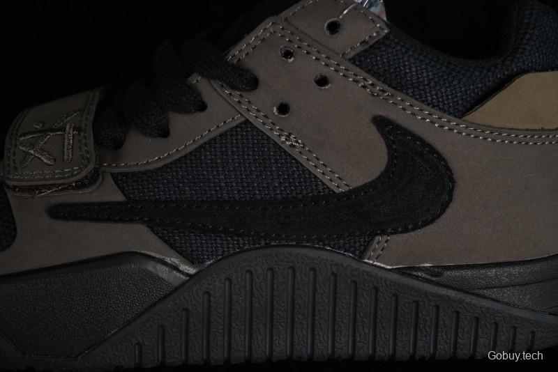 Nike Travis Scott x Jordan Cut The Check AJ1 Basketball Shoes with Velcro Design - FZ8117-200