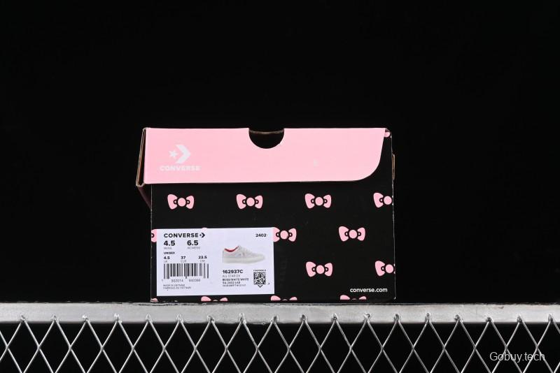Converse One Star x Hello Kitty Low Top Casual Sneakers with Crystal Outsole and Replaceable Laces - 162937C