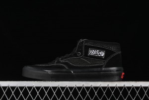 Vans Half Cab 33 DX Black Knight Anaheim Classic Retro Skate Shoes - VN0A5KX6BKA