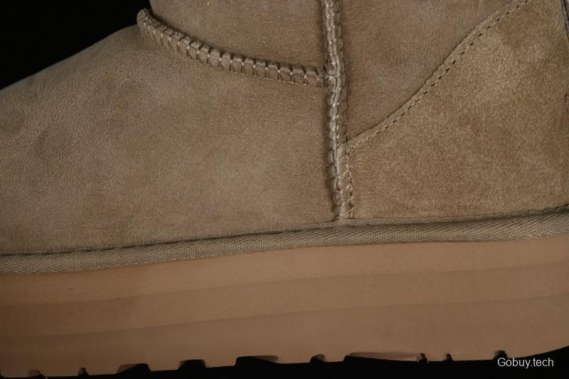 UGG Classic Ultra Mini Platform 3CM Wool Short Boots with TREADLITE Technology - 1135092
