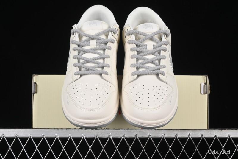 Nike SB Dunk Low Stussy Anniversary Custom Low-Top Casual Sneakers - SJ2068-282