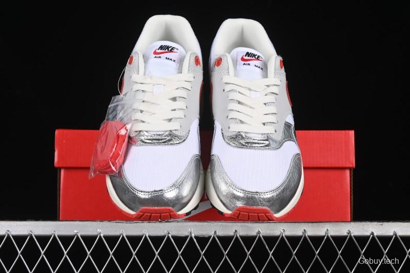 Nike Air Max 1 Retro Running Shoes with Half-Sole Air Cushion - HF7746-100
