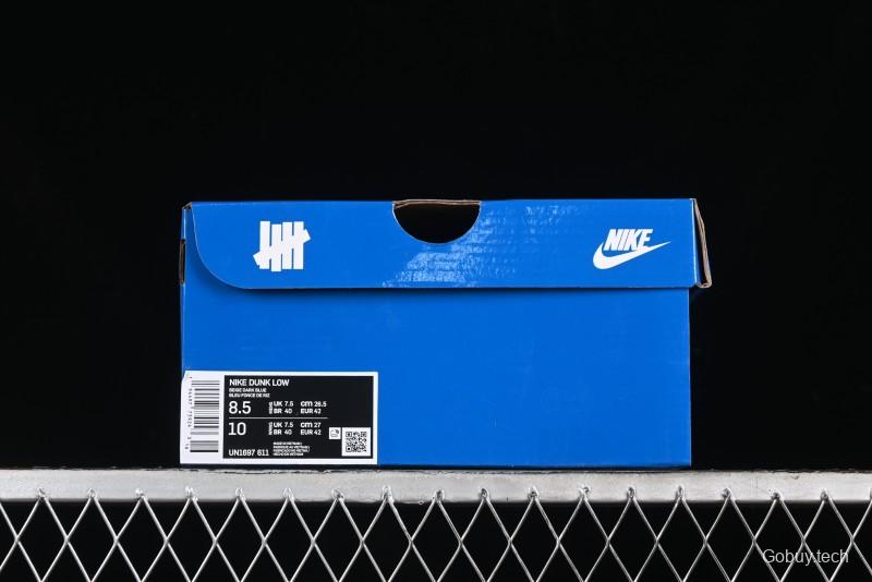 Nike SB Dunk Low x Undefeated Collaboration Low-Top Casual Skate Shoes - UN1697-611