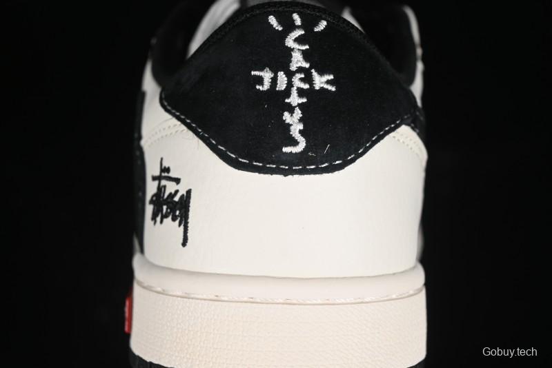 Nike Air Jordan 1 Low OG SP Travis Scott x Fragment Design Collaboration Sneakers - SJ2068-129