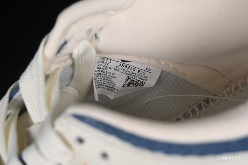 Nike SB Dunk Low LV Collaboration - Light Blue Denim Hook Anniversary High-End Custom Low-Top Casual Skate Shoes - JH8310-955
