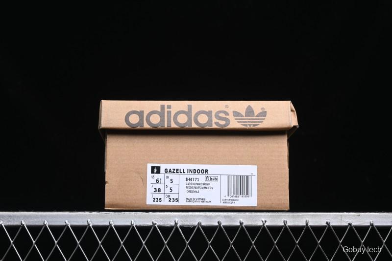 Adidas Origials Gazelle Indoor IH4771 Retro Casual Slip-Resistant Wear-Resistant Low-Top Sneakers - IH4771