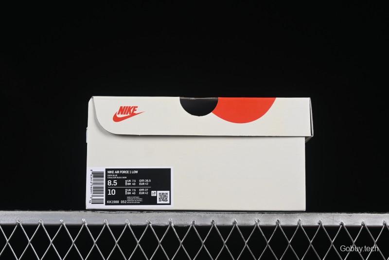 Nike Air Force 1 '07 Low Dior Collaboration Grey Knit Casual Sneakers - KK1988-052