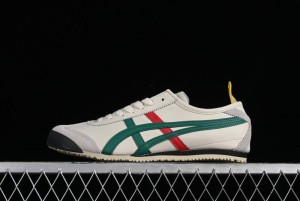 Onitsuka Tiger Mexico 66 Low-Top Leather Casual Running Shoes - DL408-1684