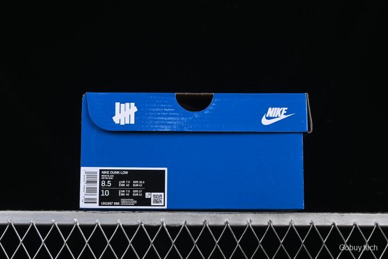 Nike SB Dunk Low x Undefeated Anniversary High-End Custom Low-Top Casual Skate Shoes - UN1697-666