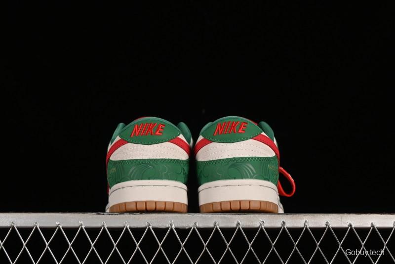 Nike SB Dunk Low Chinese New Year Limited Edition - Little Azure Dragon Anniversary High-End Custom Low-Top Casual Sneakers - XP3802-331