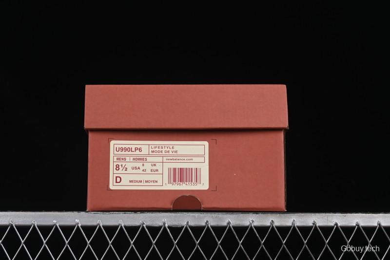 New Balance Made in USA M990 Series Premium Heritage Retro Running Shoes - U990LP6