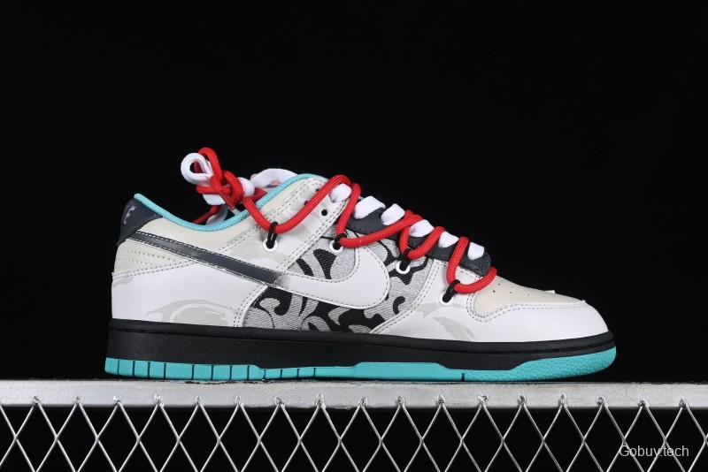 Nike Dunk Low Panda Prank CNY Year of the Dragon Limited Edition SB Low-top Casual Sneakers - DV0831-101