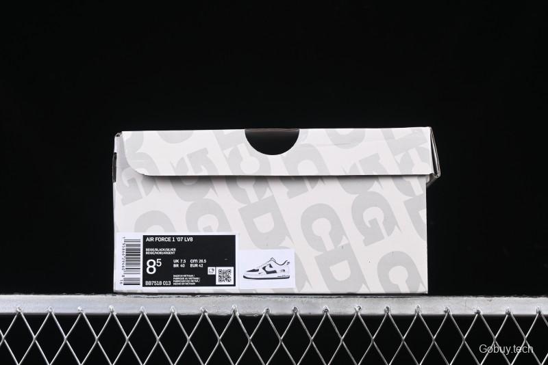 Nike Air Force 1 '07 Low The North Face x CDG Black White Casual Sneakers - BB7518-013