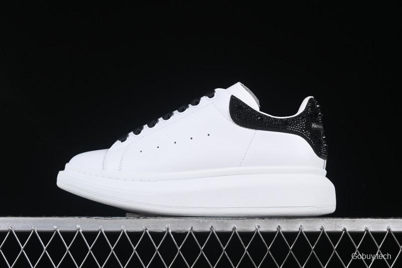 Alexander McQueen Oversized Sneakers with Black Suede Heel Detail - D.E5