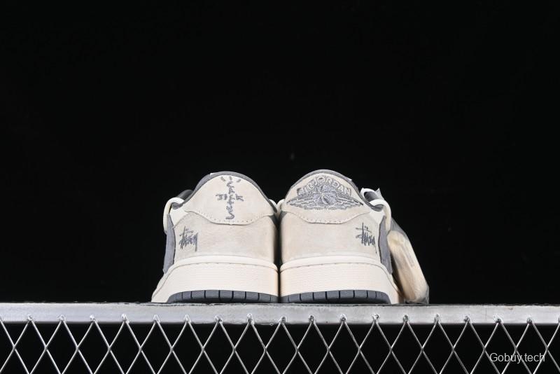 Nike Travis Scott x Fragment Design x Air Jordan 1 Low OG SP AJ1 Stussy Collaboration - DM9288-004