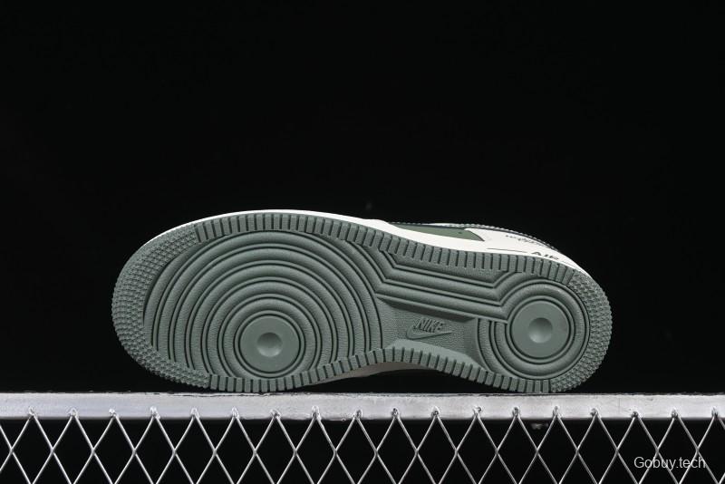 Nike Air Force 1 '07 Low The North Face Collaboration Beige Green Mini Swoosh Casual Sneakers - KK1988-043