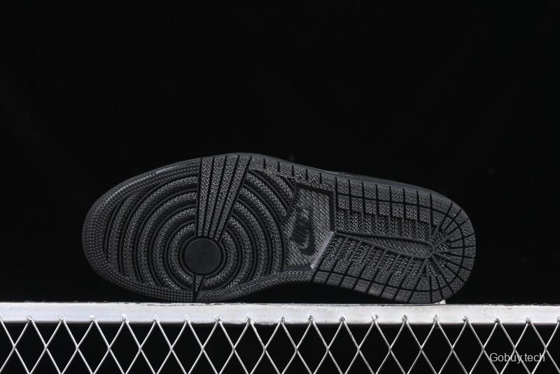 Nike Travis Scott x Fragment Design x Air Jordan 1 Low OG SP AJ1 Year of the Snake Limited Black Snake Web Low Top Casual Sneakers - CH6336-018