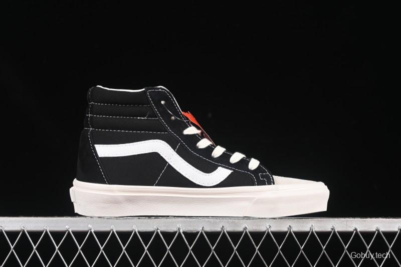 Fear of God x Vans Sk8-Hi High-Top Sneakers in Minimalist Black/White - VN0A2XS1ML5