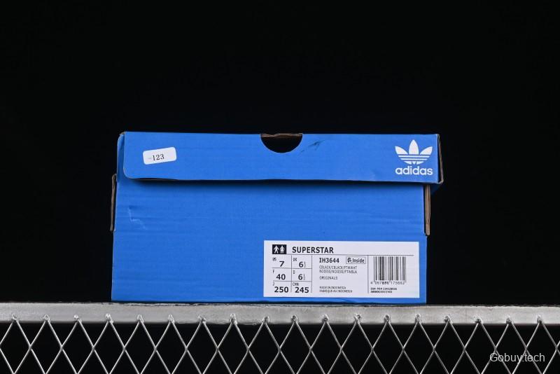 Adidas Clot x Superstar Shell Toe Casual Sneakers with Serrated Edge Design - IH3644