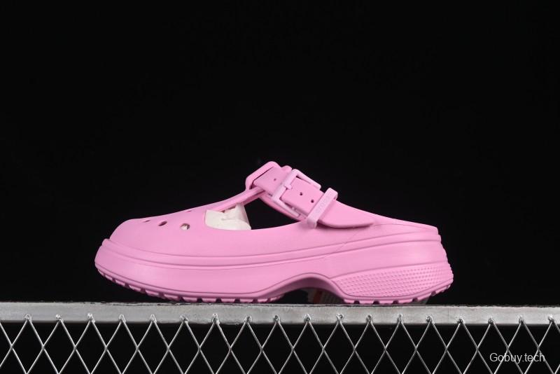 Crocs Mary Jane Classic Simple Casual Beach Clog Sandals - B.D4