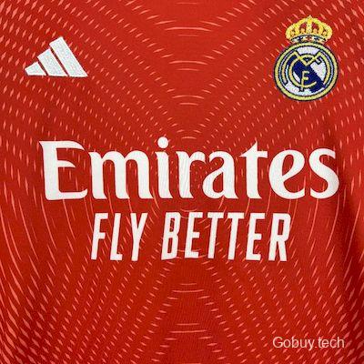 2025/26 Kids Real Madrid Orange Color Goalkeeper Red Jersey