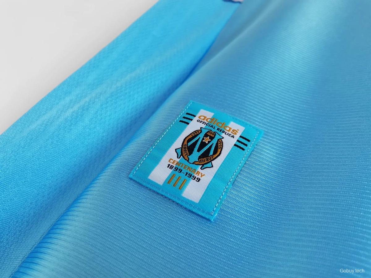 Retro 98/99 Marseille away Soccer Jersey