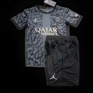 23/24 Kids PSG Third Black Jersey