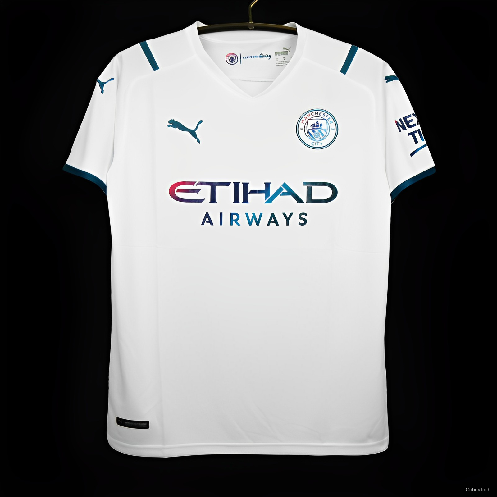 Retro 21/22 Manchester City Away White Jersey