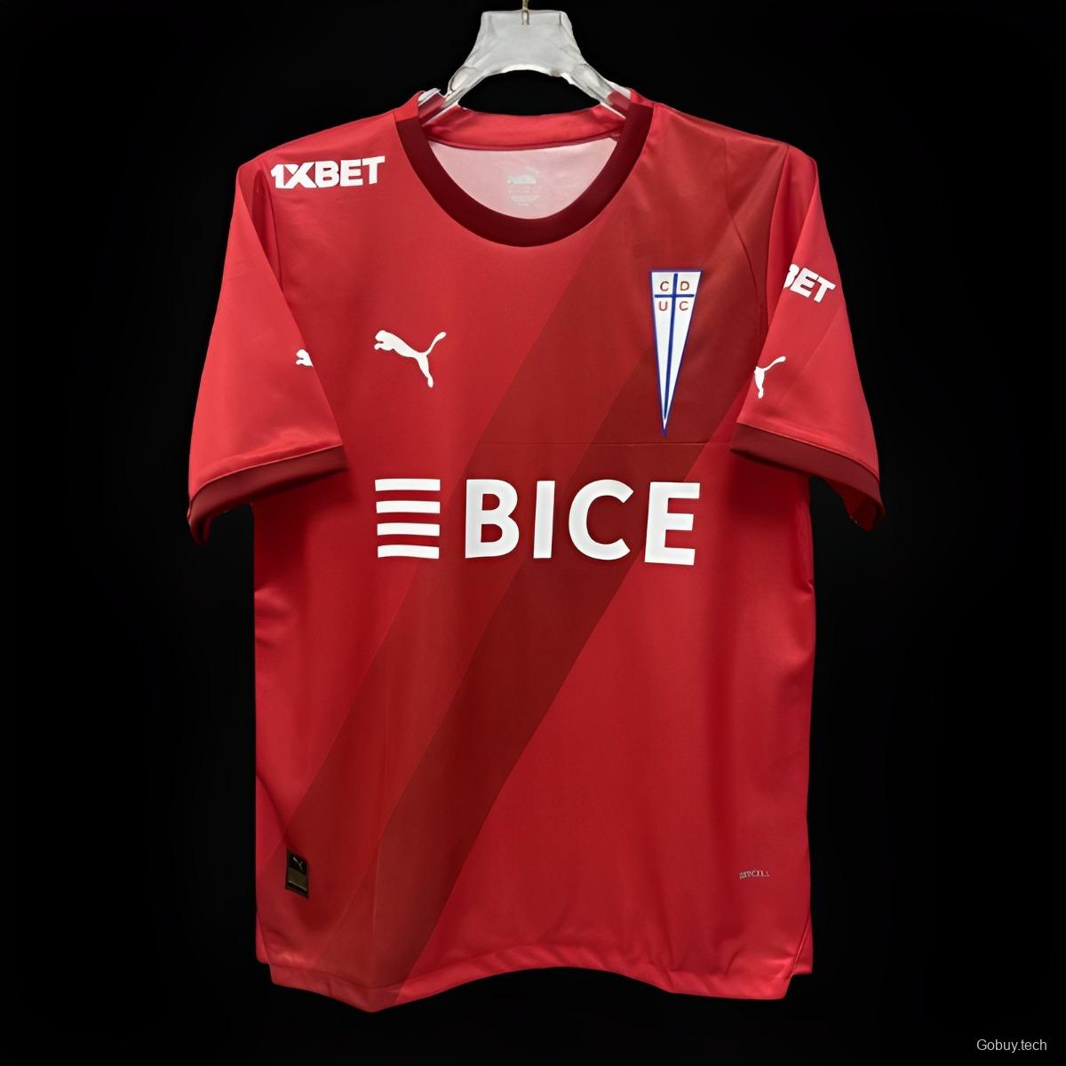 24/25 CD Universidad Catolica Away Red Jersey