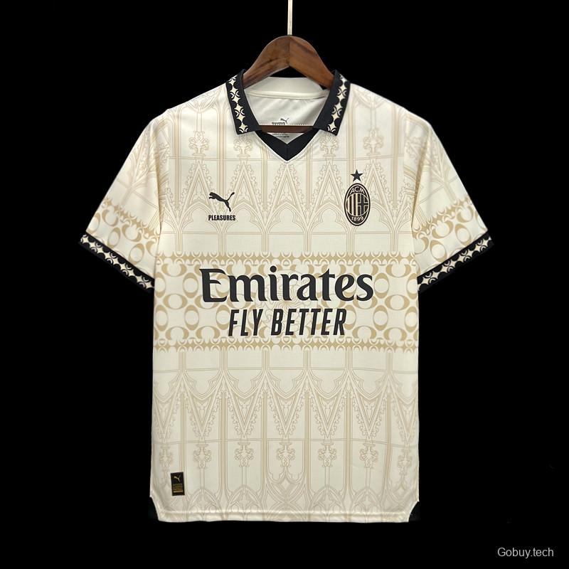 23/24 AC Milan Forth White Jersey