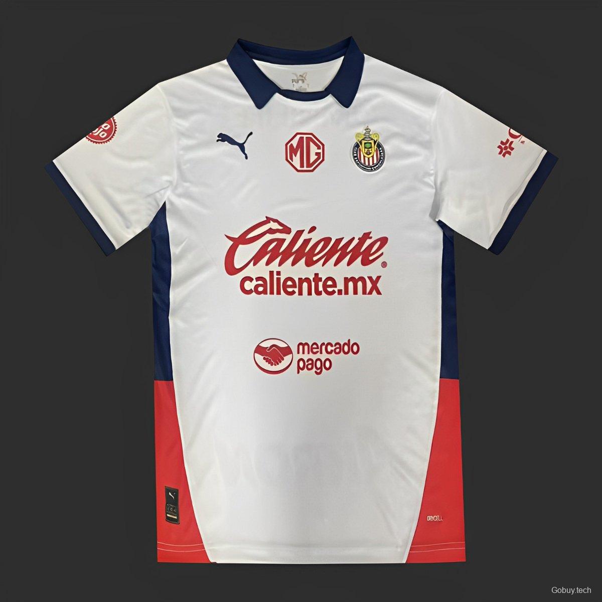 24/25 Chivas Guadalajara Away White Jersey