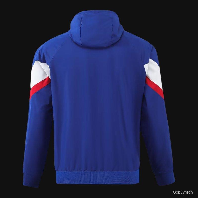 2024 France Blue Windbreaker