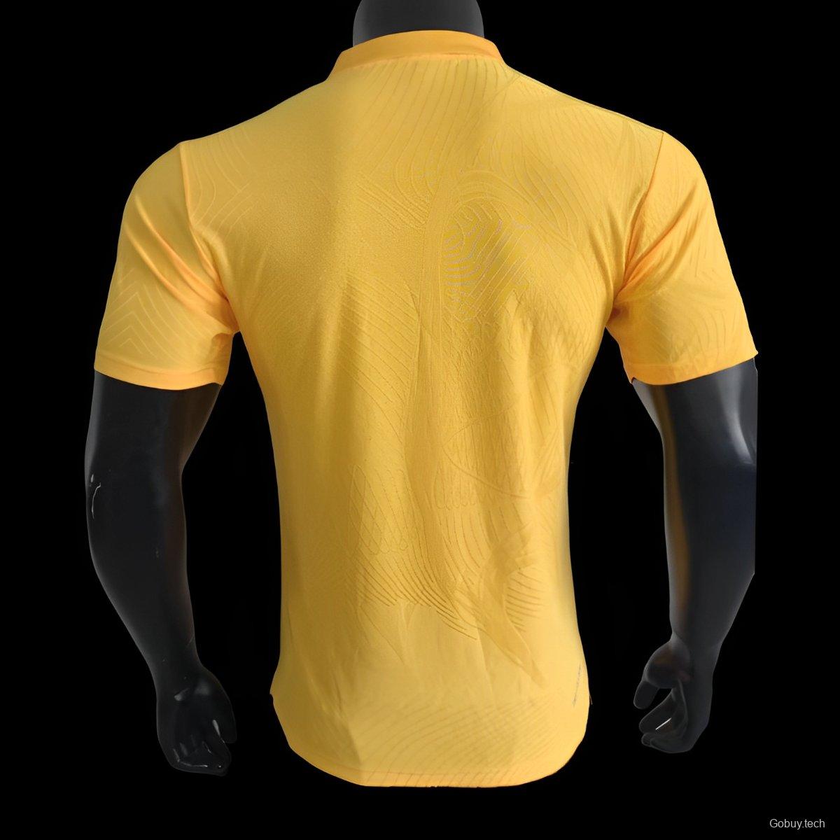 Player Version 2024 Netherlands Yellow POLO Jersey