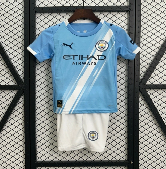 25/26 Kids Manchester City Home Size 16-28 Jersey